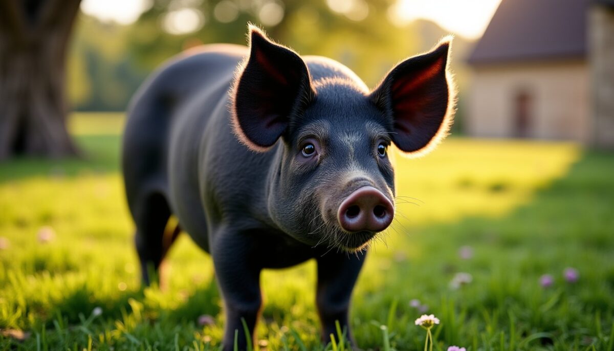 Le cochon noir : trésor rustique et emblème précieux du terroir