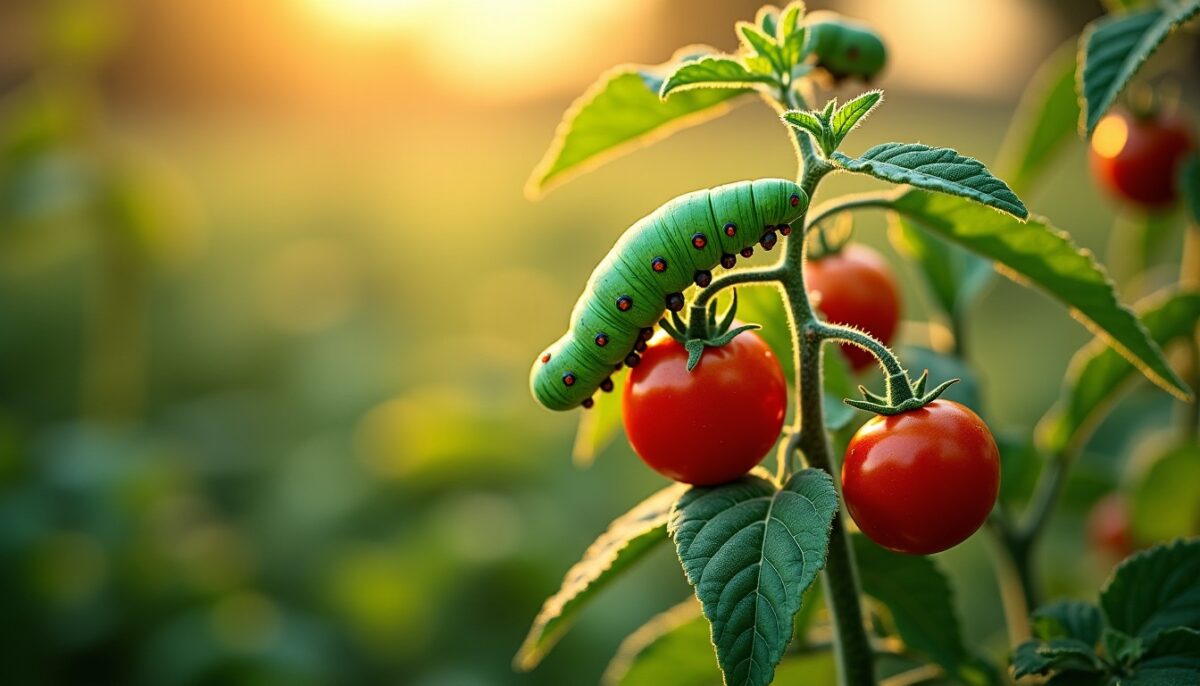 Chenilles sur tomates : astuces pour les identifier et protéger votre potager avec succès